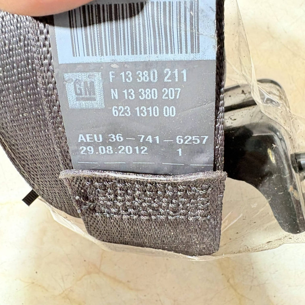 VAUXHALL CORSA D 2012 SEAT BELT REAR 1000067 OS NS Left Or Right side
