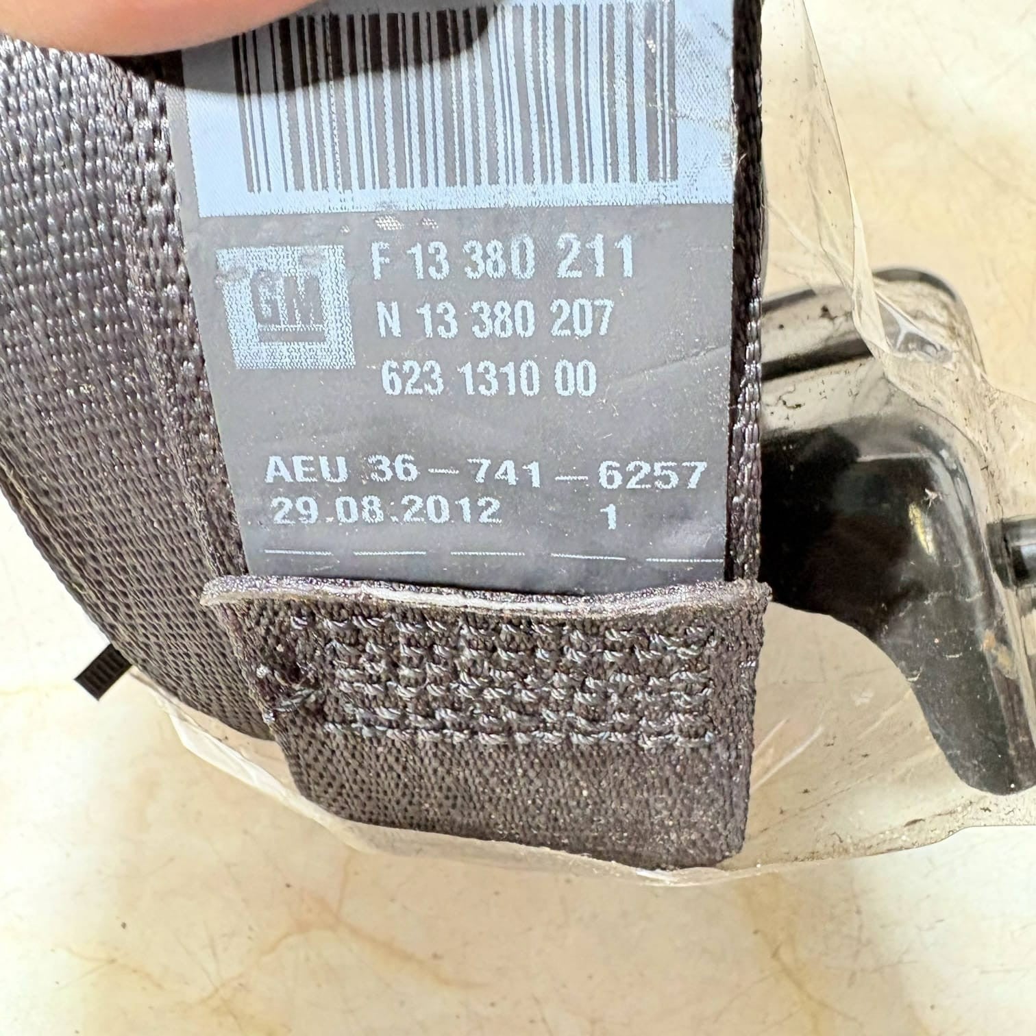 VAUXHALL CORSA D 2012 SEAT BELT REAR 1000067 OS NS Left Or Right side
