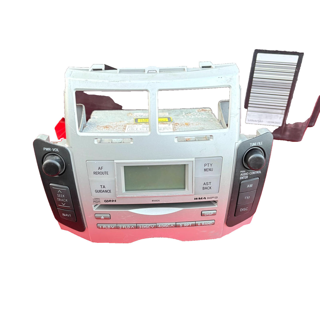 Toyota Yaris MK2 XP90 2006-2008 Radio CD MP3 Stereo Head Unit 86120-0D210 W58824