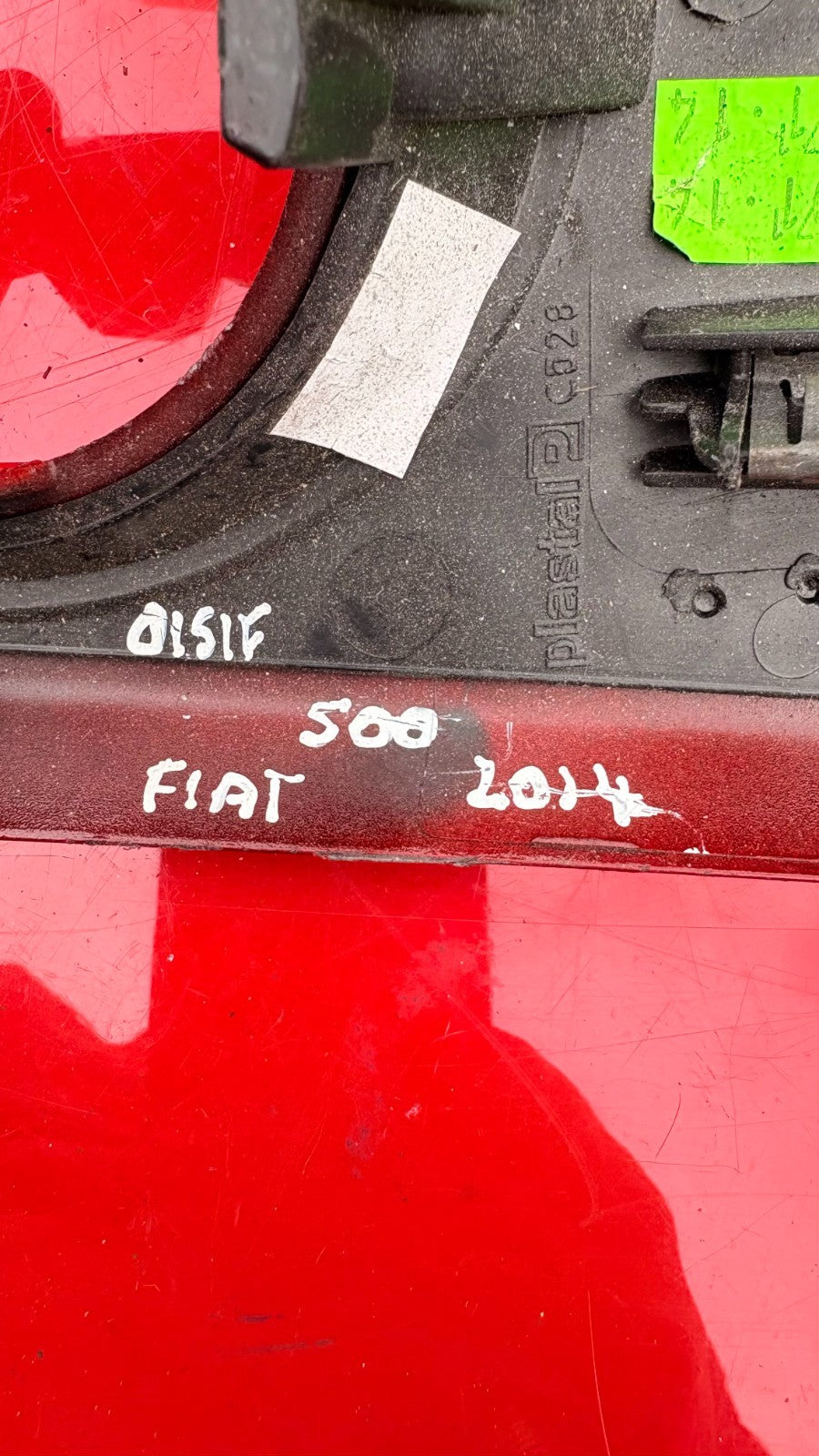 Fiat 500 2007-2015 Dashboard Air Vent Trim Surround Right Red 51803291