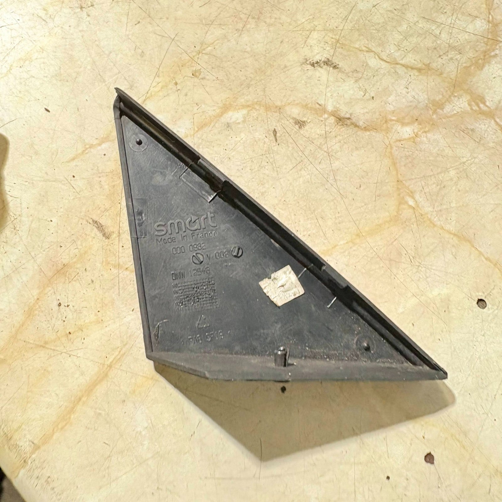 SMART FORTWO Convertible 0000982 DNW12548 Rear Right Wing Moulding