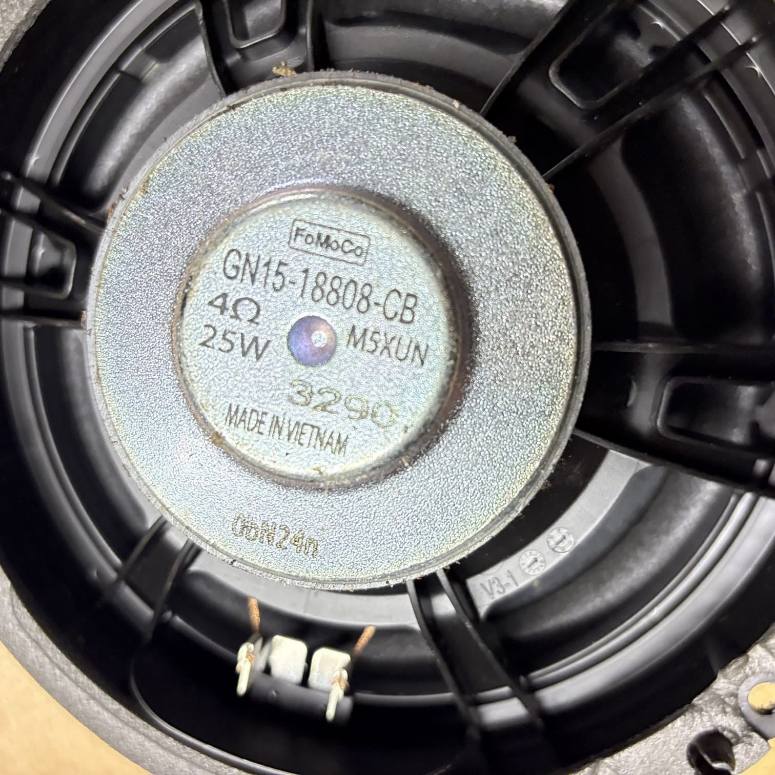 Ford Fiesta MK8 2017-2023 Rear Right Door Speaker GN15-18808-CB ST ST-Line