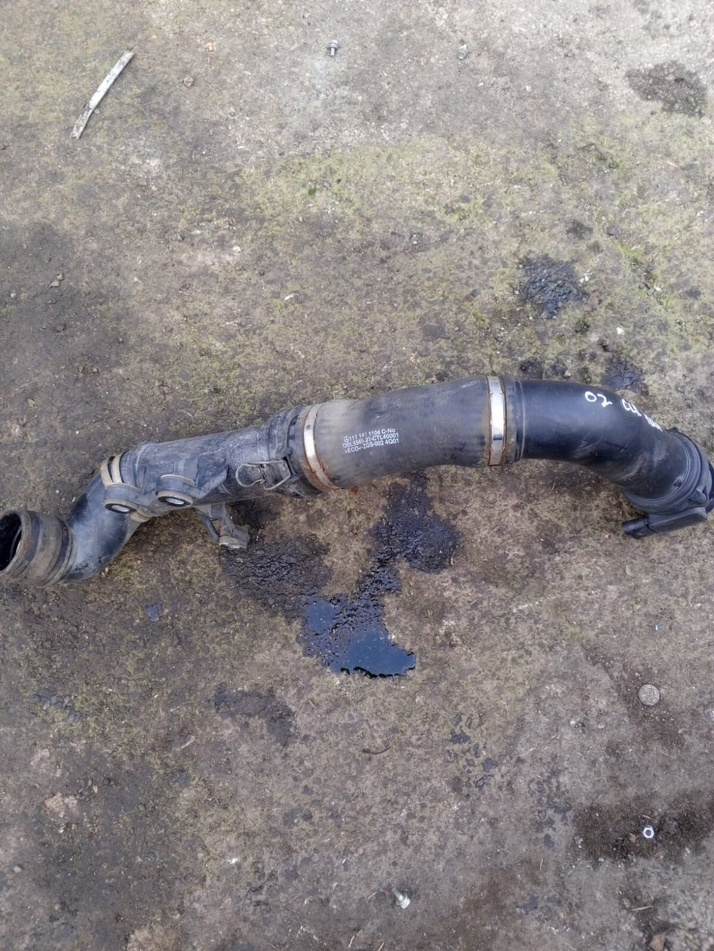 MERCEDES CLK THROTTLE BODY TOP INTAKE PIPE WITH SENSOR A 111 141 11 04 03/20
