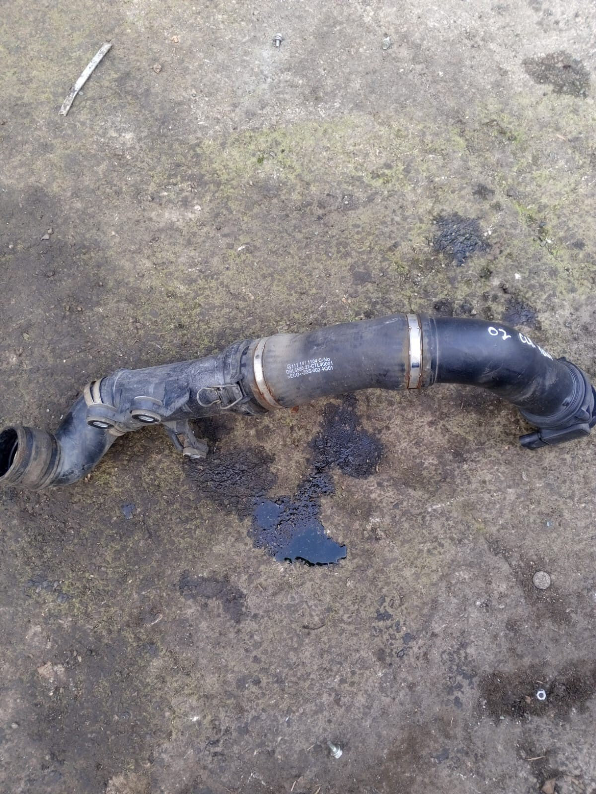 MERCEDES CLK THROTTLE BODY TOP INTAKE PIPE WITH SENSOR A 111 141 11 04 03/20