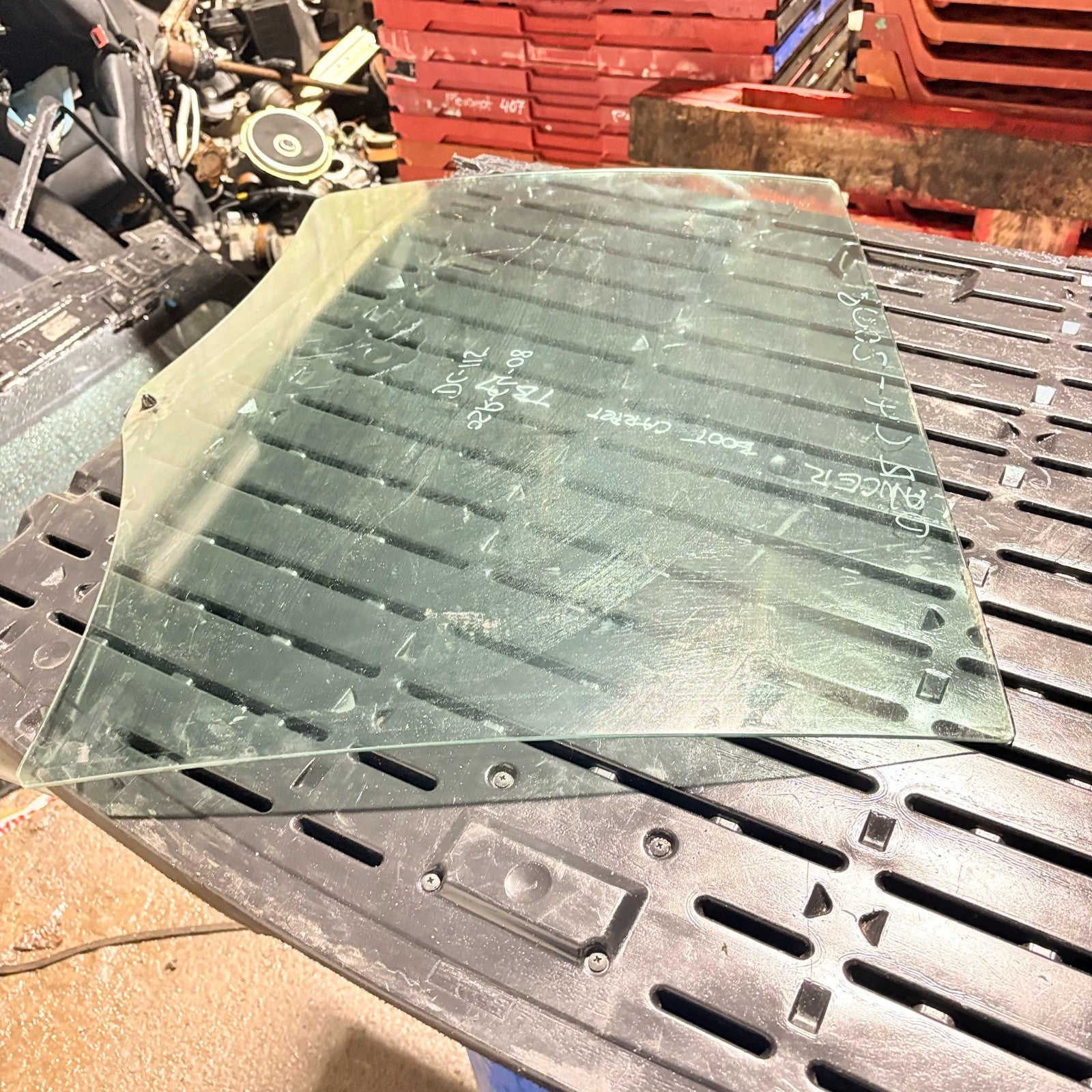 CITROEN C4 2008 DOOR WINDOW GLASS RIGHT REAR