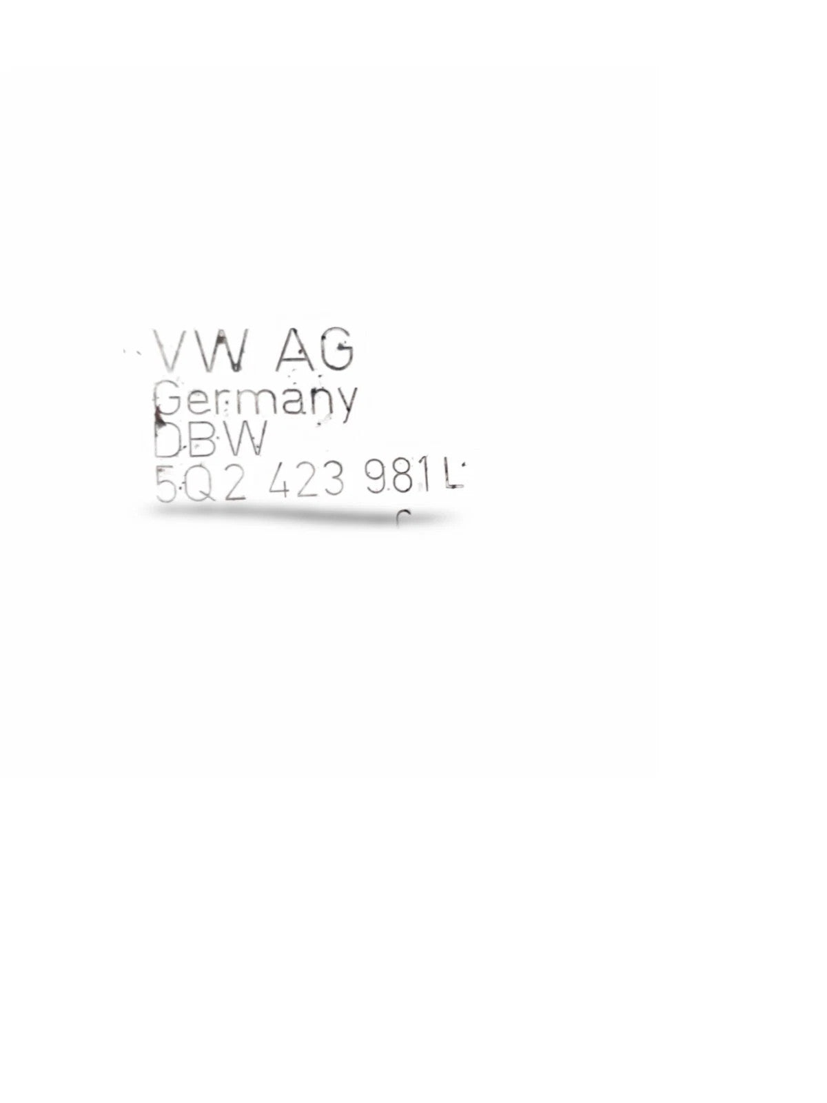 VOLKSWAGEN T-ROC 2019-2023 ELECTRIC STEERING RACK 5Q2423981L WITH SUBFRAME