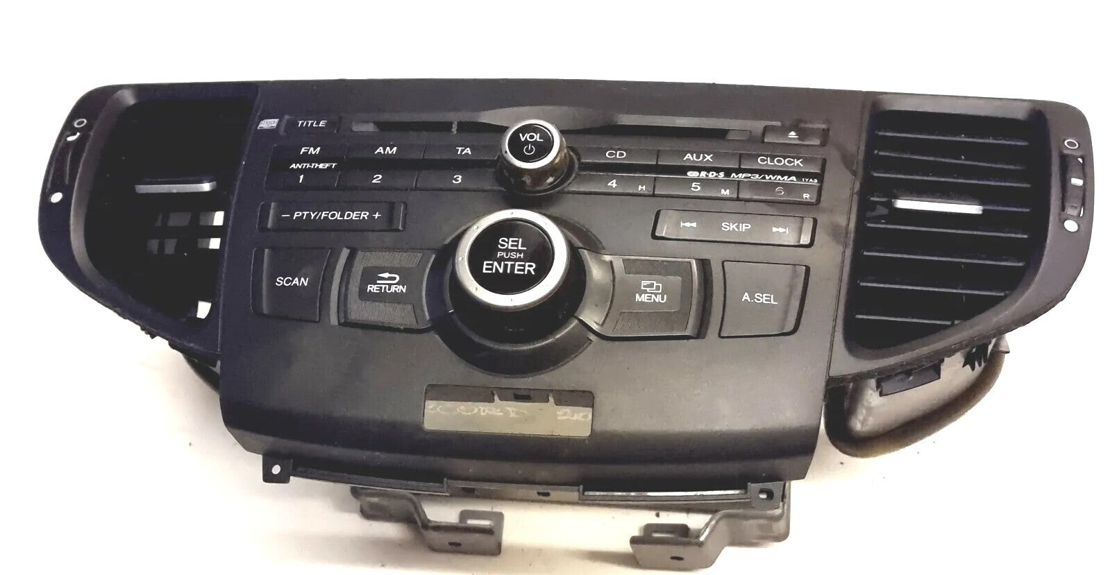 HONDA ACCORD mk8 RADIO STEREO CD PLAYER HEAD UNIT WITH AIRVENTS 39100-TL0-G000