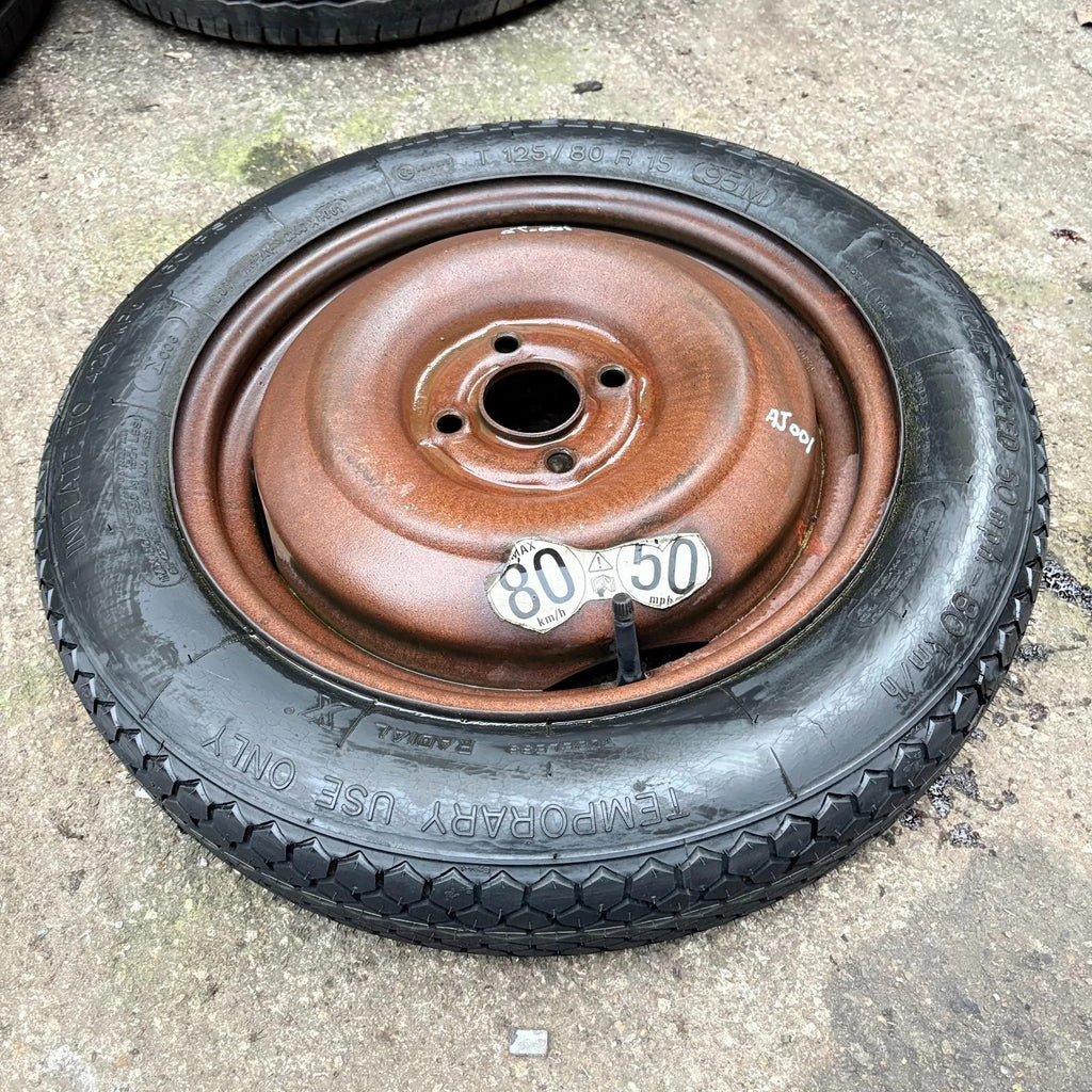Rover 600 800 Series 15" Space Saver Spare Wheel 5x114.3&Michelin Tex T125/80R15