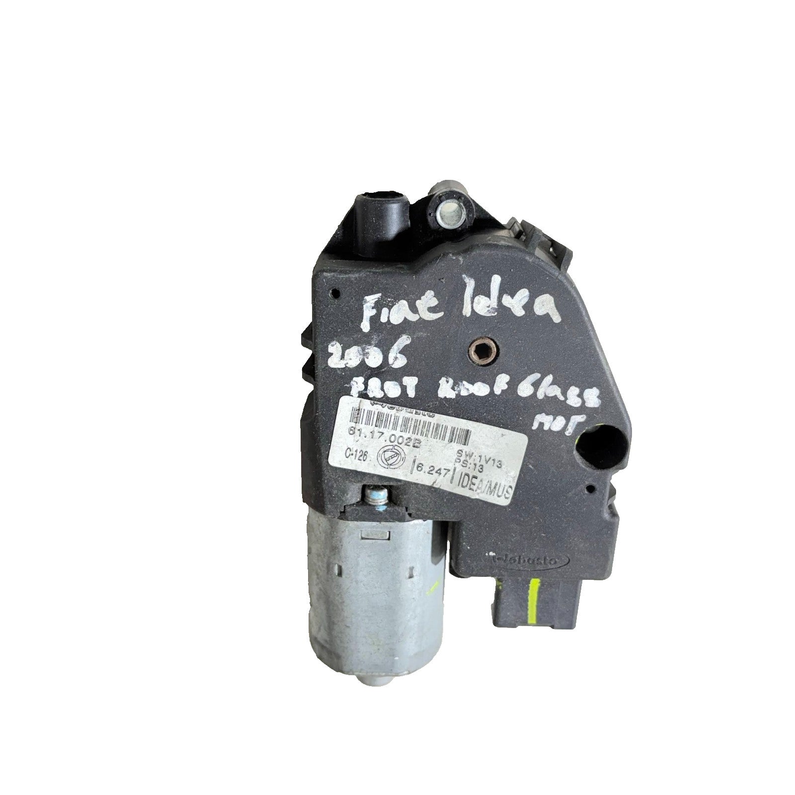 Fiat Idea 2003-2012 5 Door Panoramic Sunroof Roof Glass Motor 6117002B Webasto