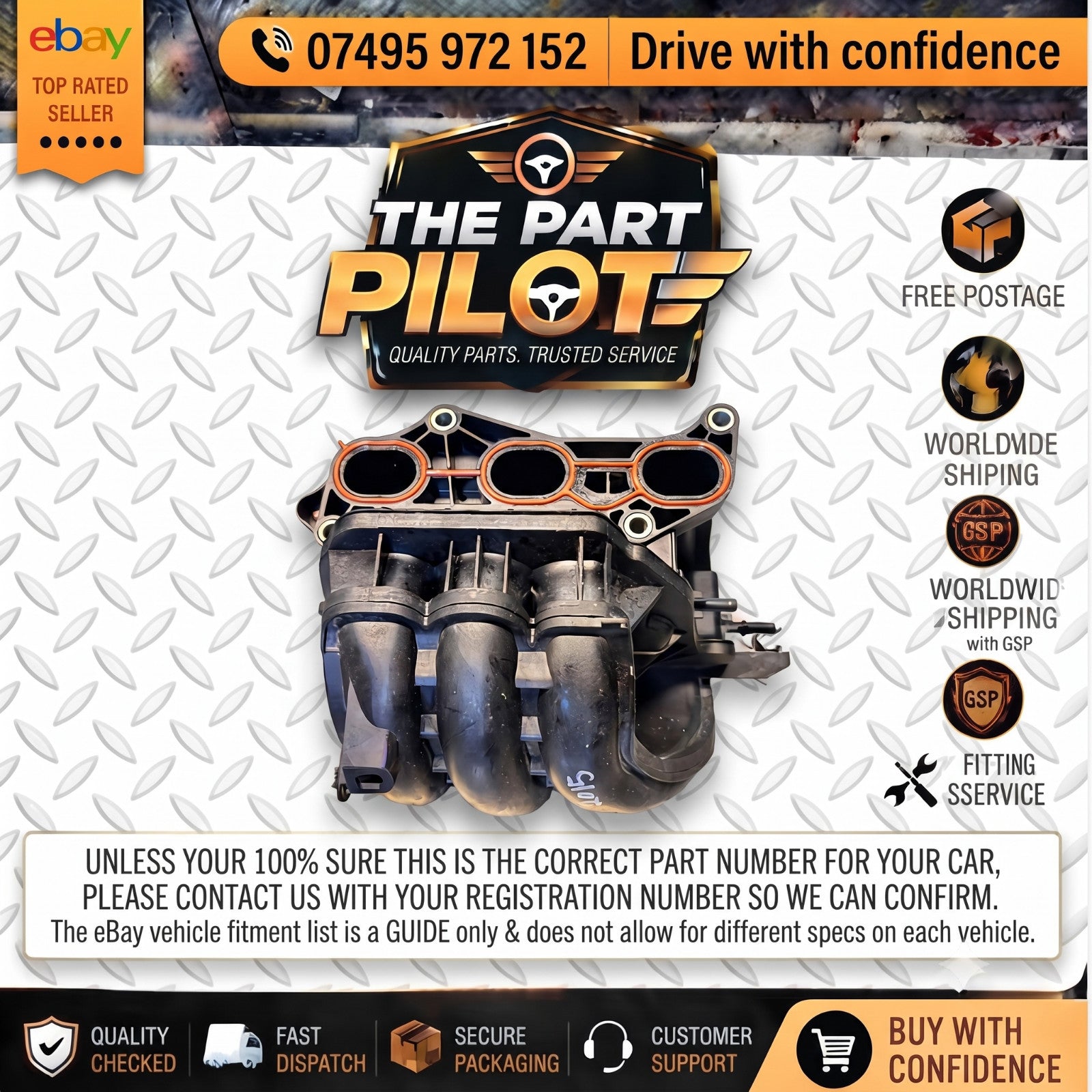 TOYOTA AYGO MK2 2018-2021 1.0 PETROL 1KR-FE INTAKE MANIFOLD 17120-0Q050