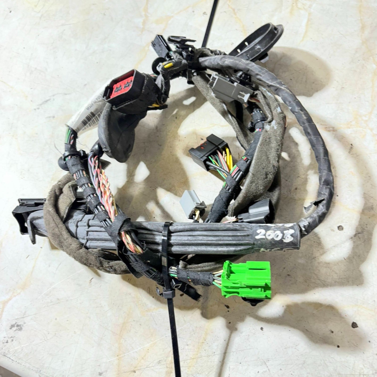 2008 Volvo Front Left NSF Door Wiring Harness Loom 30728406