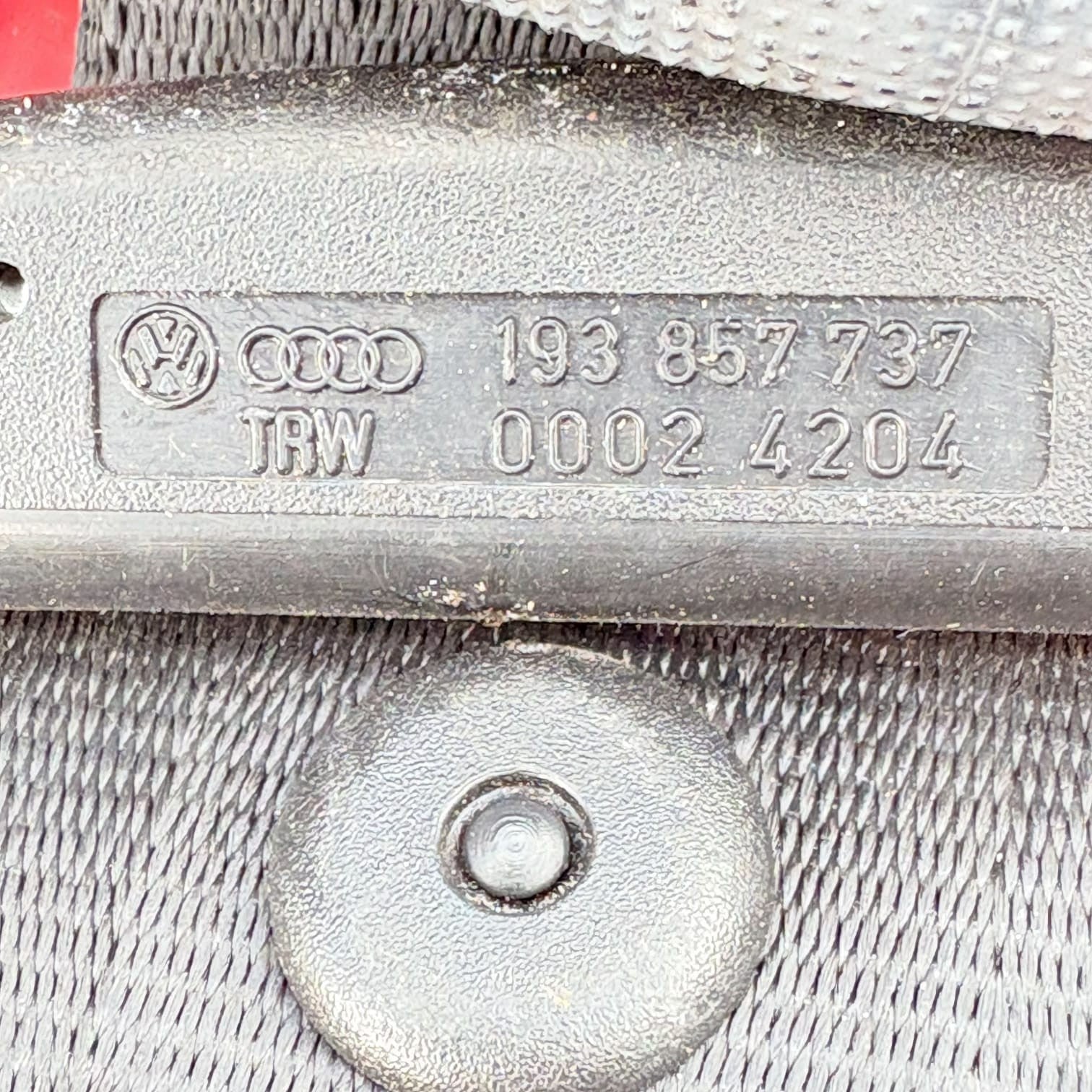 Audi A6 C6 Mk3 2004-2011 Seat Belt Rear Left Side Passenger 193857737