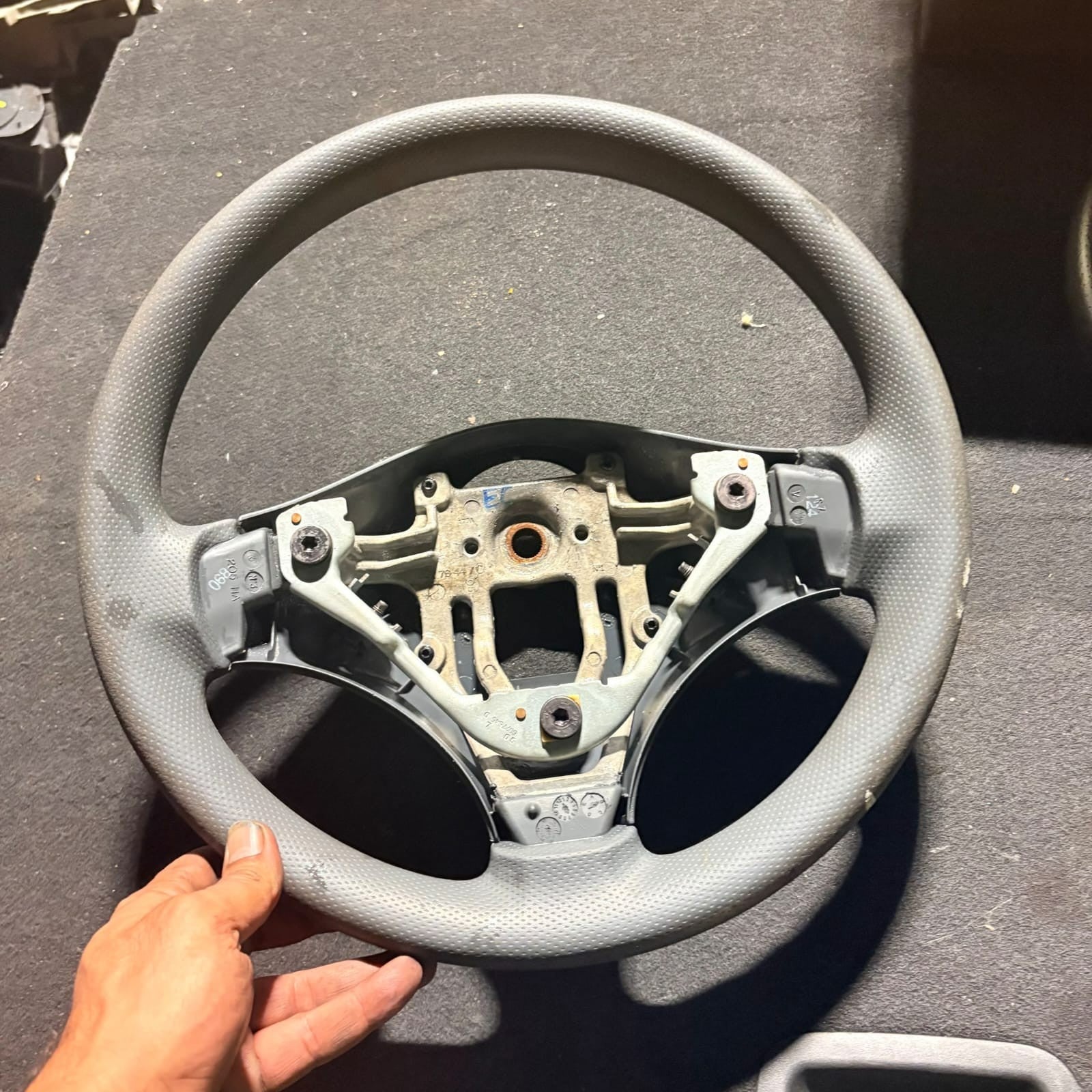 Smart Forfour W454 2004-2006 Mitsubishi Colt Z30 Steering Wheel Grey 60276447C