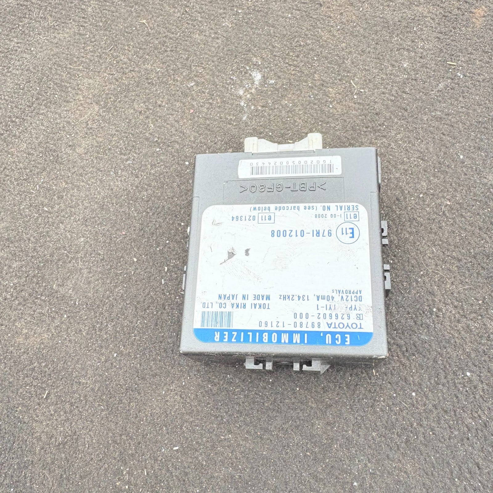 Toyota Corolla MK9 Immobiliser Control Module 2004-2007 89780-12160