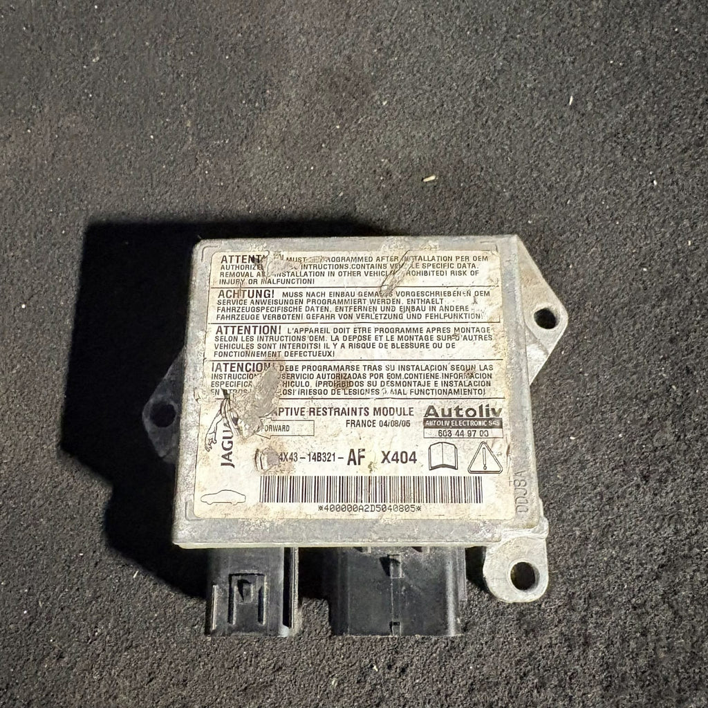 Jaguar X-Type X400 2001-2009 SRS Airbag Control Module 4X43-14B321-AF Autoliv