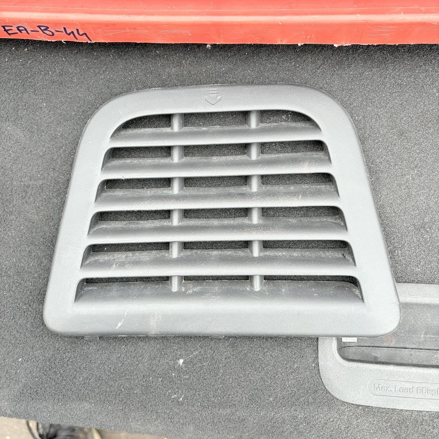 Citroen C3 Mk2 2010-2016 Boot Side Panel Trim Carpet Vent AA34453821
