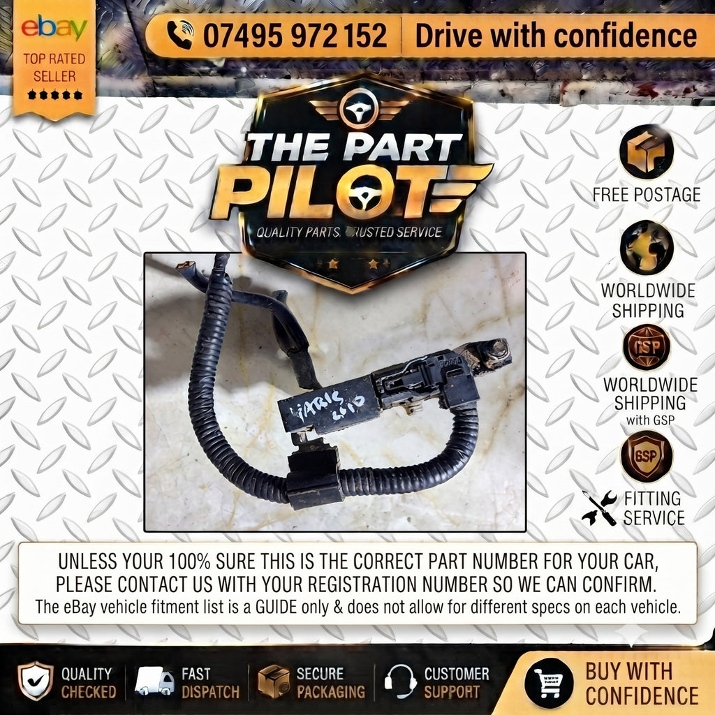 Toyota Yaris Mk2 2005-2011 Negative Battery Terminal Ground Cable Clamp