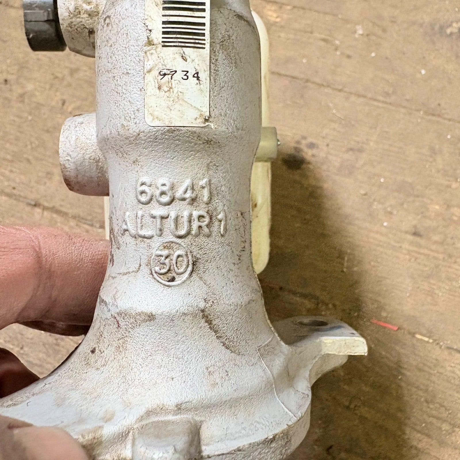 FIAT 500 2016 BRAKE MASTER CYLINDER & RESERVOIR 32069666