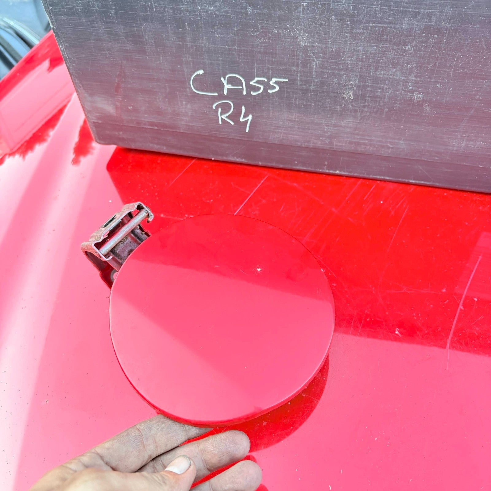 Proton Fuel Filler Flap Door Cover Red Petrol Tank Door (Photo Match) 2010