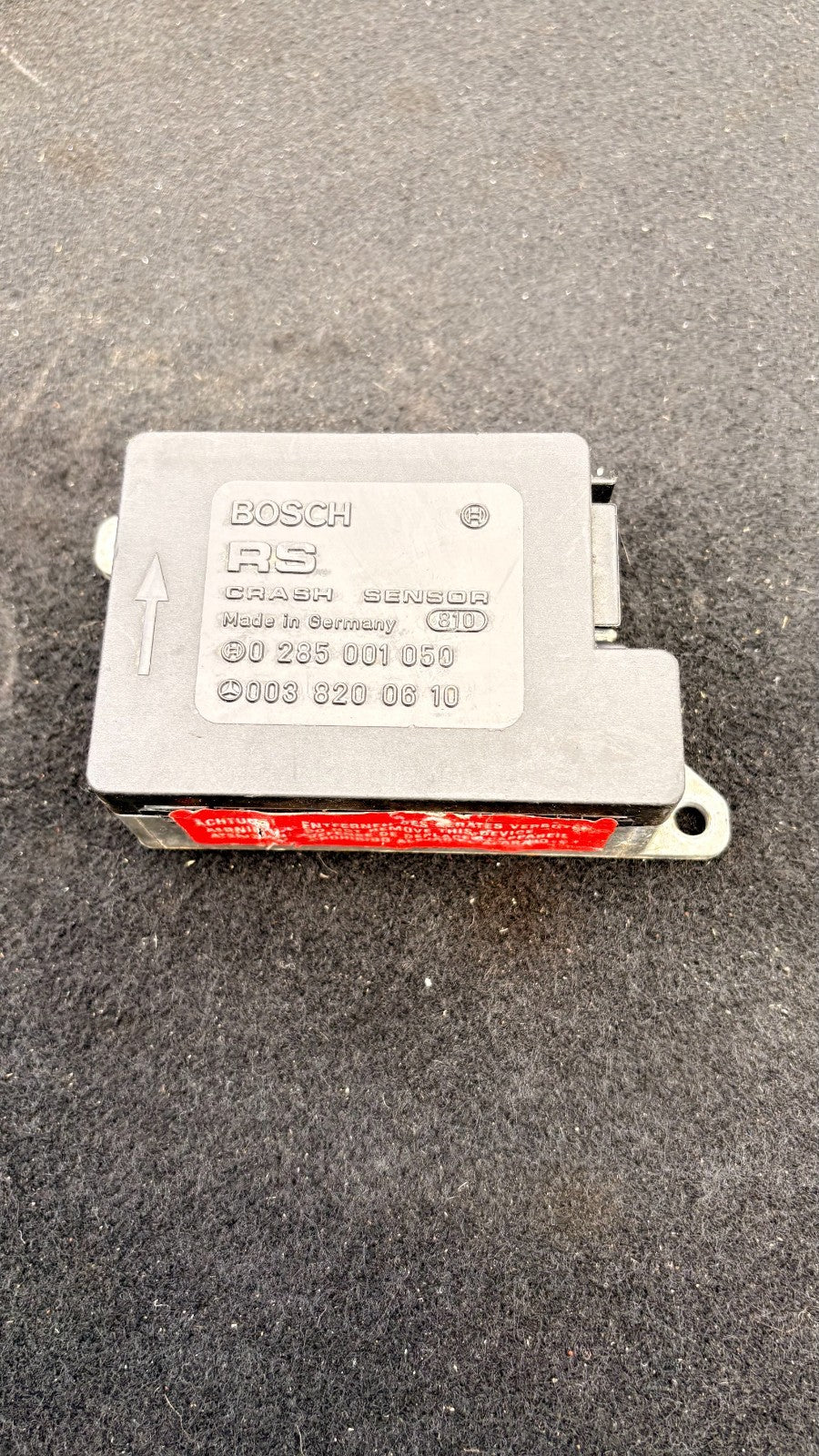 MERCEDES 1986 SRS CRASH SENSOR 0038200610