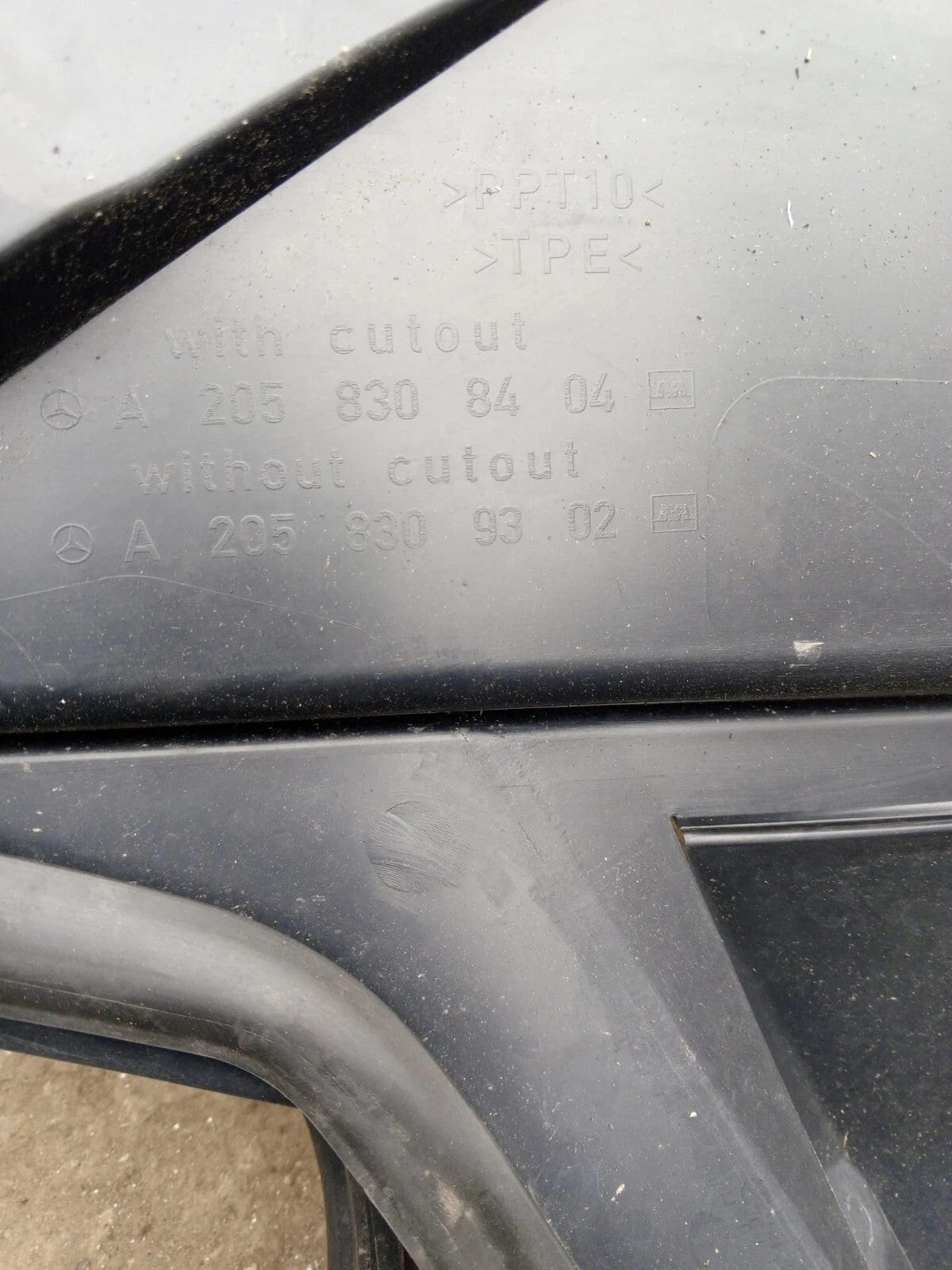 MERCEDES C-CLASS W205 C43 COUPE FRONT SCUTTLE PANEL DRIVER RIGHT A2058308404
