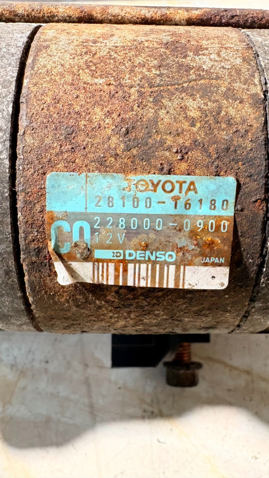 TOYOTA CELICA (AT200) 1997 STARTER MOTOR 2280000900