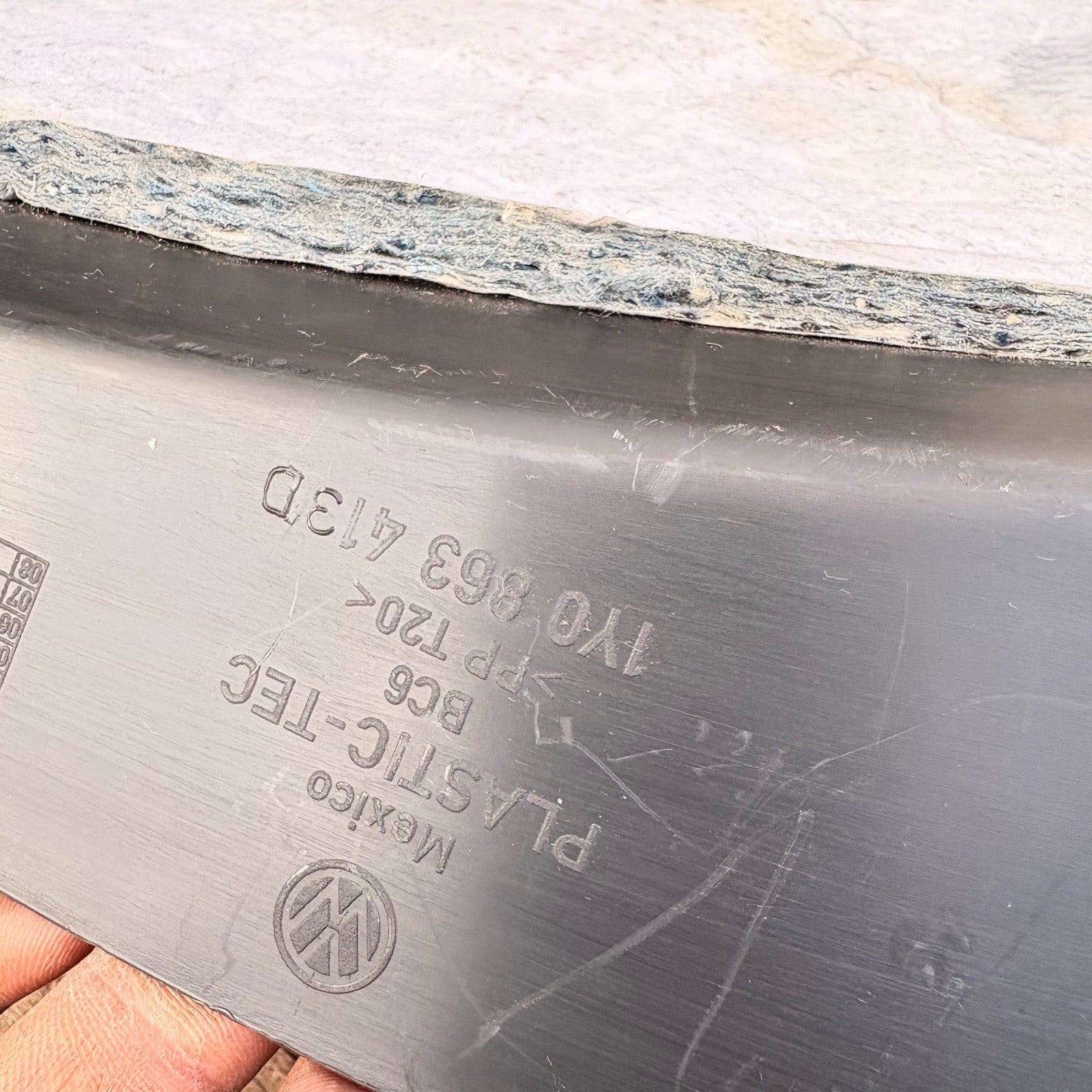 VW Beetle Luna Rear Boot Shelf Trim 1Y0863413D