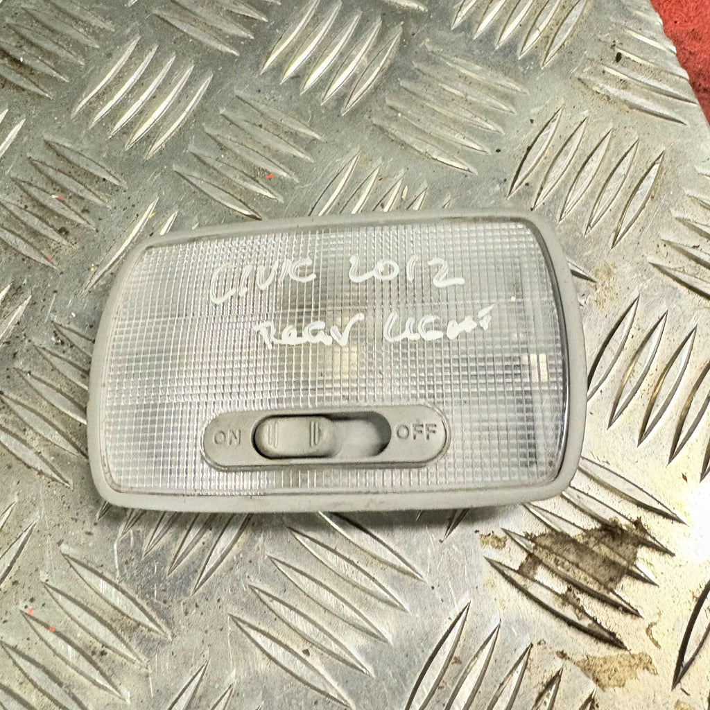 HONDA CIVIC MK9 2012 REAR ROOF READING COURTESY LIGHT