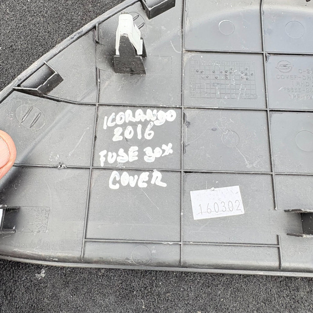 SSANGYONG KORANDO C 2010-2019 INTERIOR FUSE BOX COVER LID PANEL TRIM 76665-34920