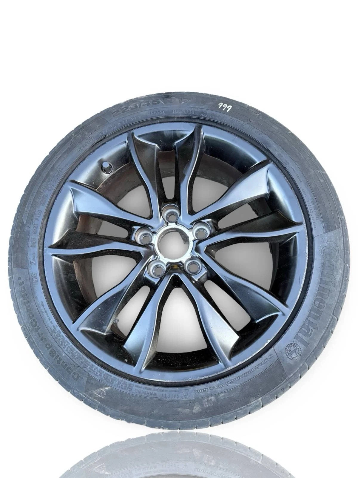 AUDI A3 8P 225/45R17 ALLOY WHEEL 5MM CONTINENTAL 8P0601025CC (1)