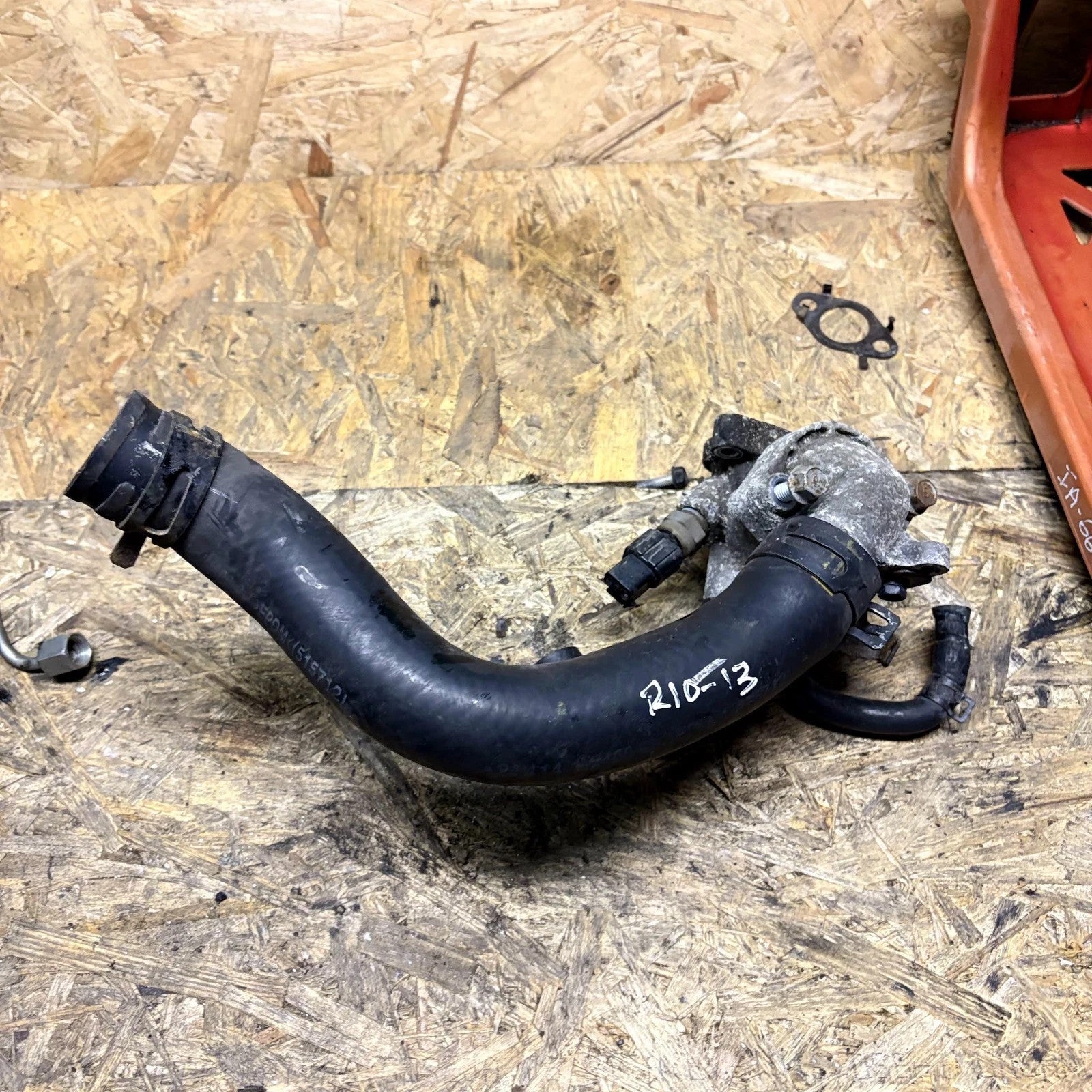 Kia Rio 2013 Coolant Hose Pipe Assembly With Sensor & Gasket Engine Cooling