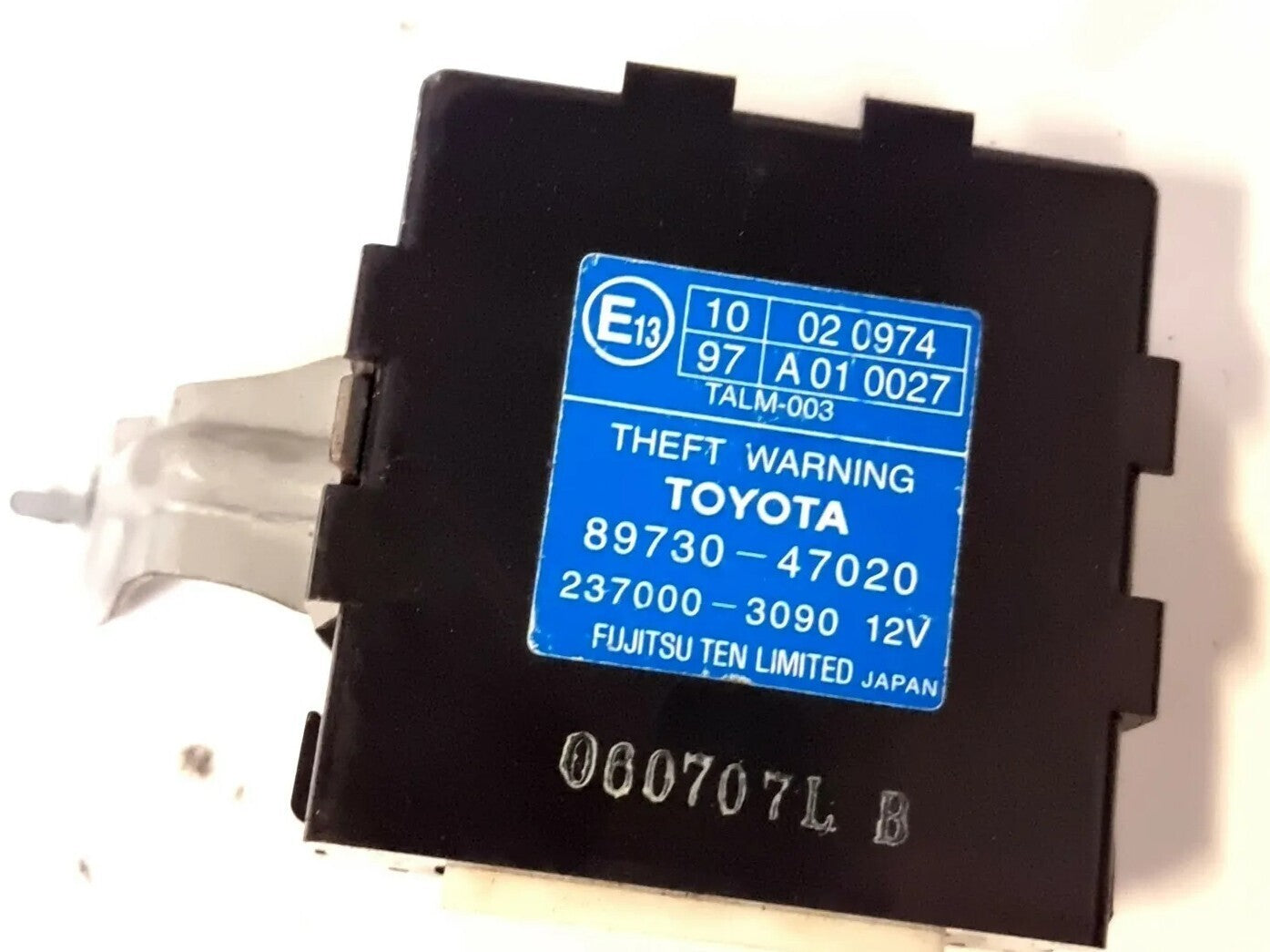 Toyota Prius XW20 1.5 Hybrid 2003-2009 Theft Warning ECU 89730-47020 237000-3090