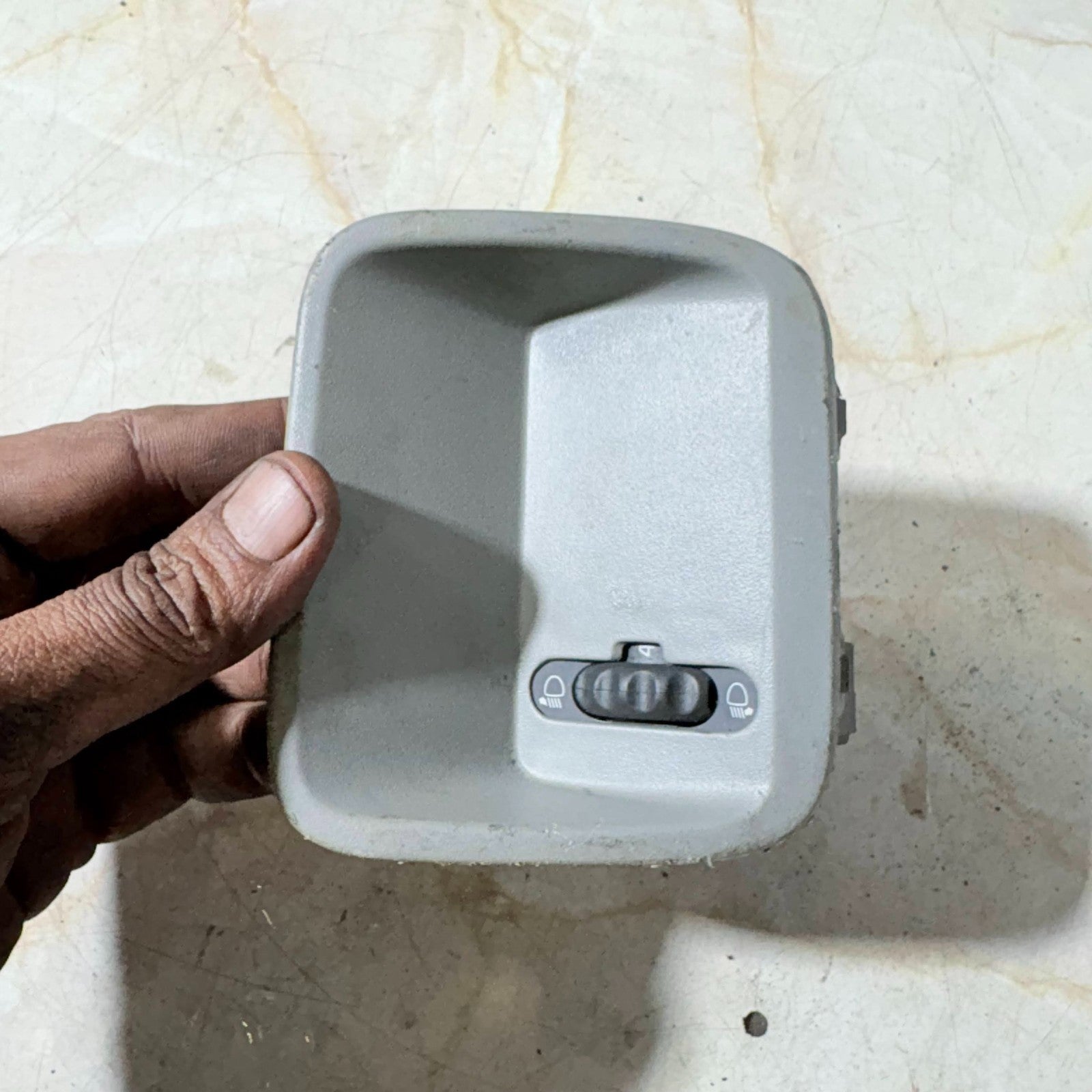 Renault Trafic II Vauxhall Vivaro A Headlight Switch Cover Trim Grey 91 168 902