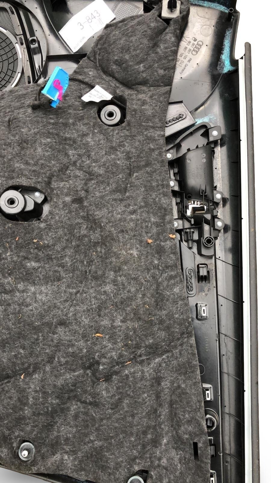 AUDI A4 B8 N/S PASSENGER SIDE LEFT FRONT DOOR CARD