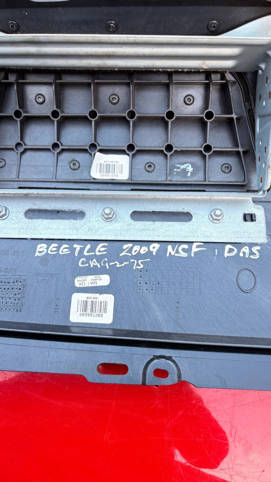 VW New Beetle 1998-2010 Passenger Left Dash Upper Trim Panel ZSB1C2858451