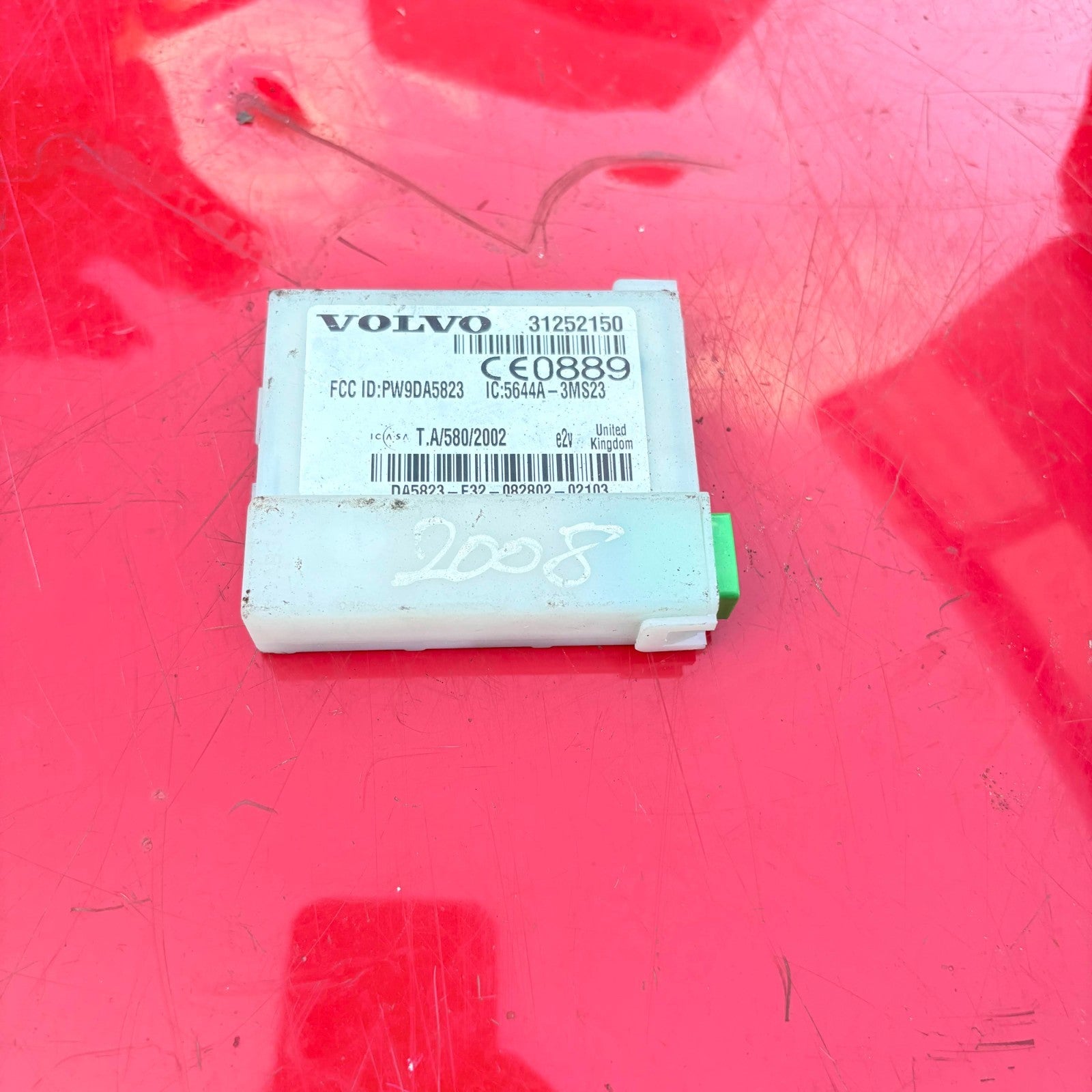 Volvo S40 2008 Alarm Control Module 31252150