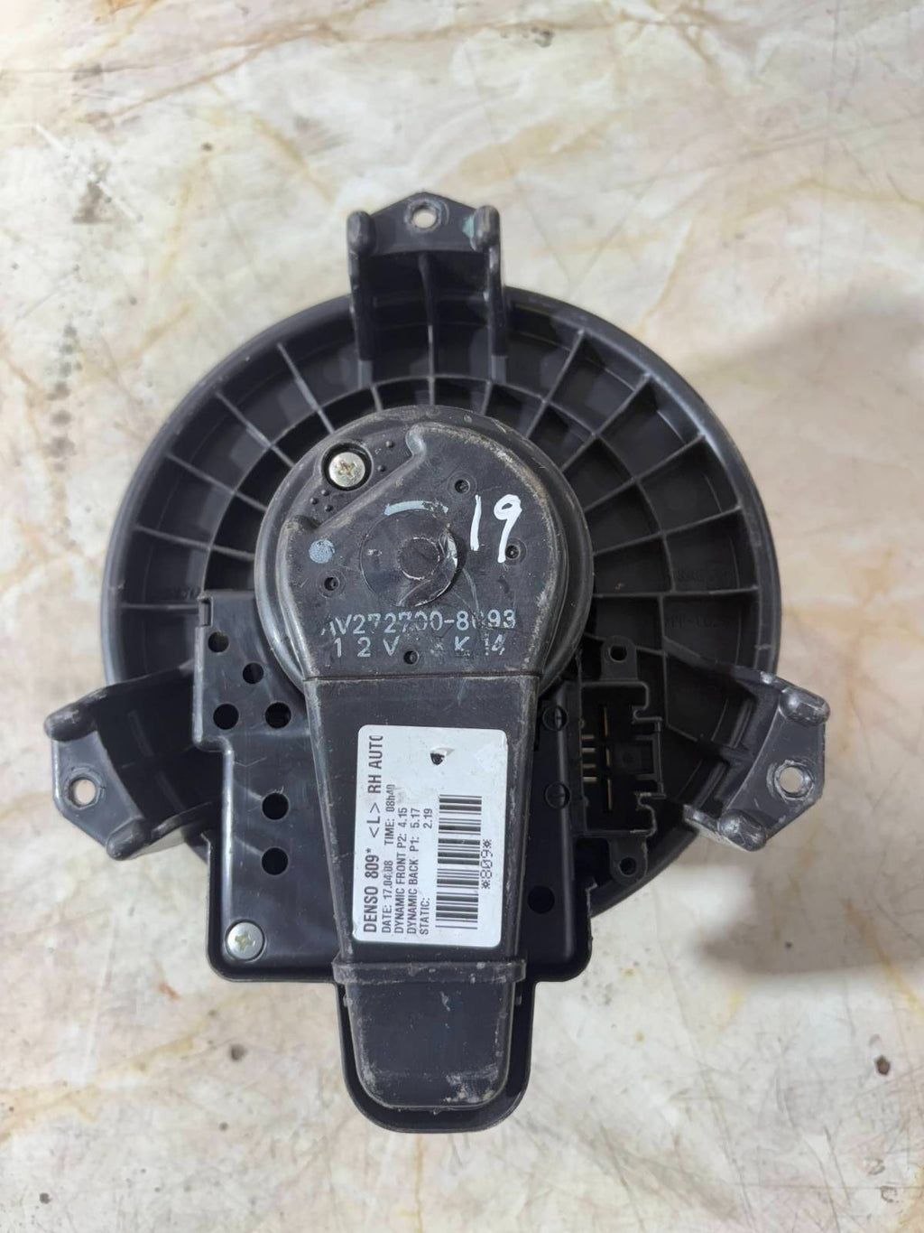 Toyota Auris E15 Mk1 2006-2012 HVAC Blower Motor AV272700-8693 272700-8693