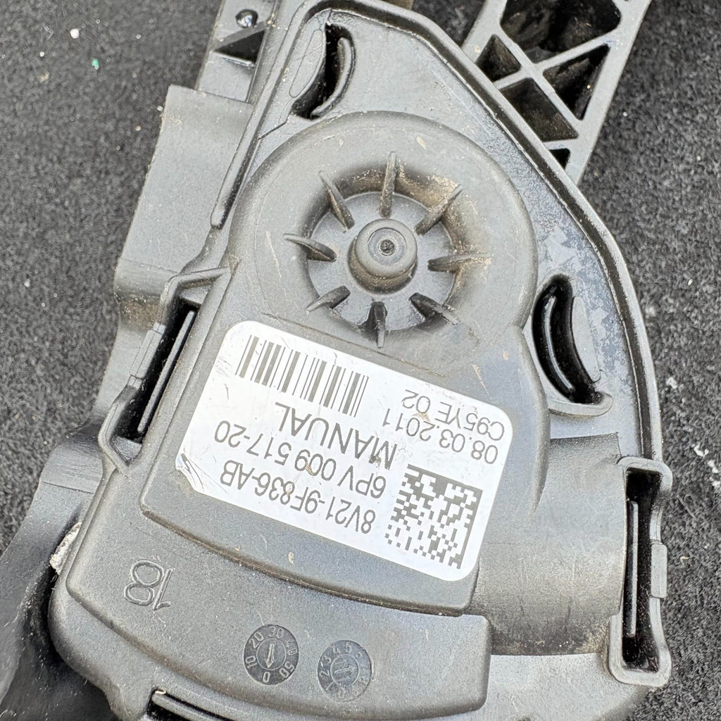 2011 FORD FIESTA ACCELERATOR THROTTLE PEDAL 8V21-9F836-AB
