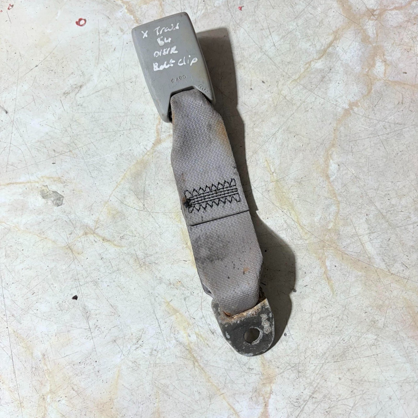 NISSAN X-TRAIL SEAT BELT BUCKLE REAR RIGHT DRIVER SIDE