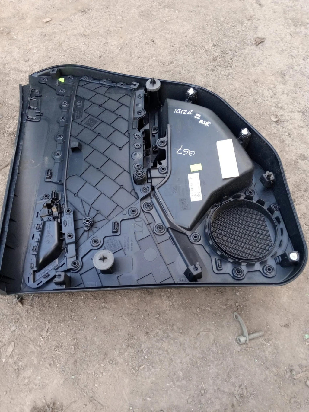 SEAT Ibiza 6F KJ1 5dr 2017-2026 Rear Left Nearside Door Card Black 6F0867211G