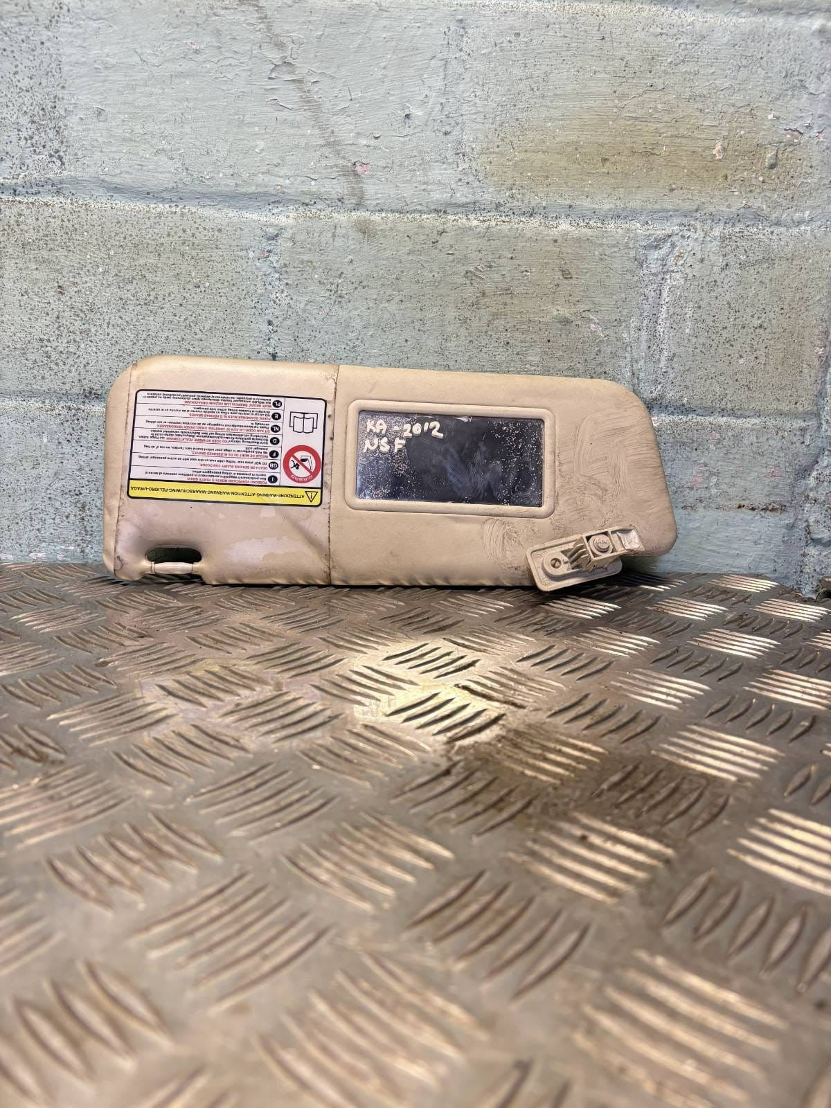 Ford KA 2009-2016 Left Passenger Nearside Sunvirsor