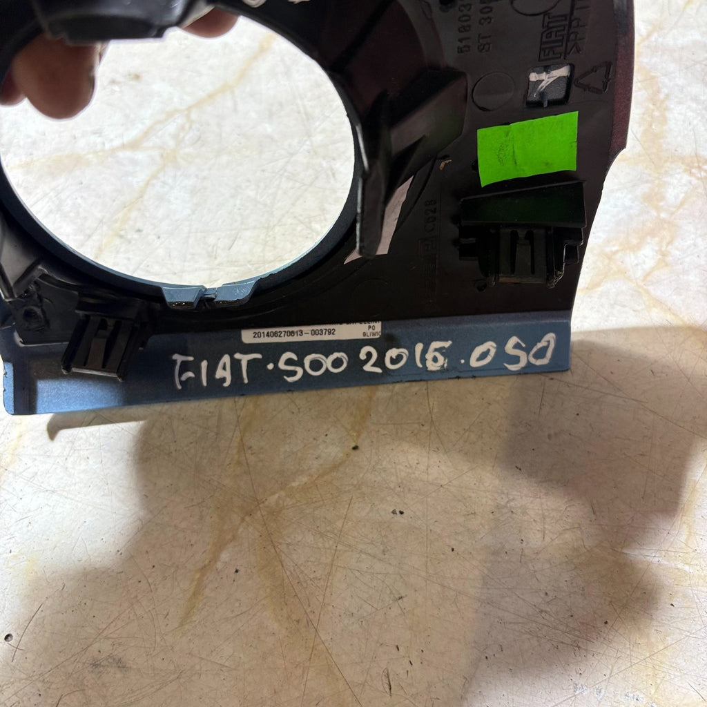 Fiat 500 2007-2015 Blue Dashboard Air Vent Surround Trim Panel 3 Door Hatch