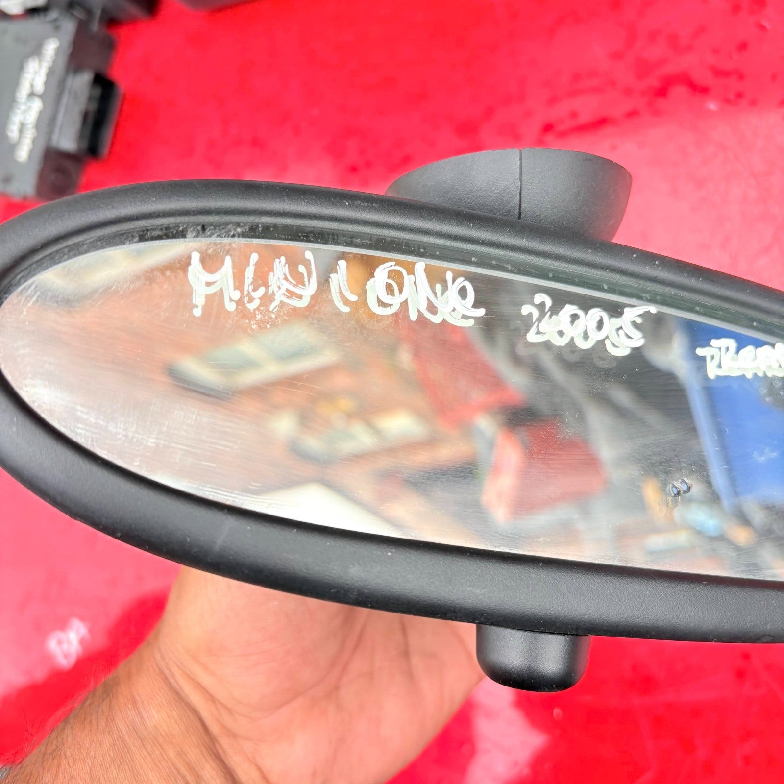 Mini One R50 R53 2001-2006 Interior Rear View Mirror E1 010784 Manual Black