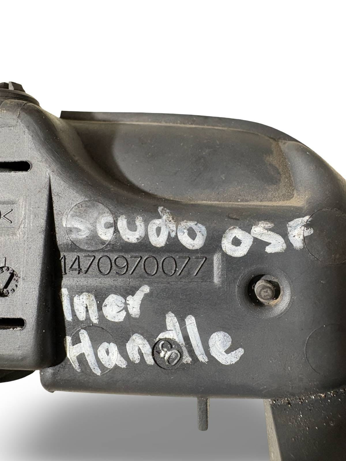 Fiat Scudo 2.0 JTD 16V 80kw 2006 Front right door interior handle 1470970077