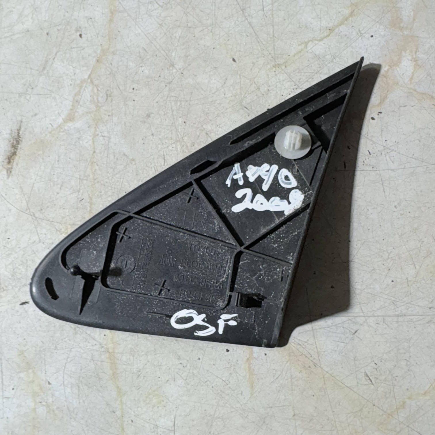 Toyota Aygo Mk1 2005-2014 Front Left Wing Corner/A-Pillar Trim 60118-0H010
