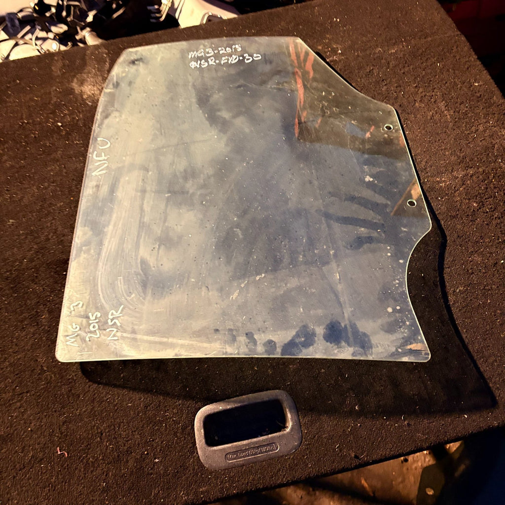 Mg Mg3 Left Passenger Nearside Rear Door Window Glass 43R-000054 2012-2024A