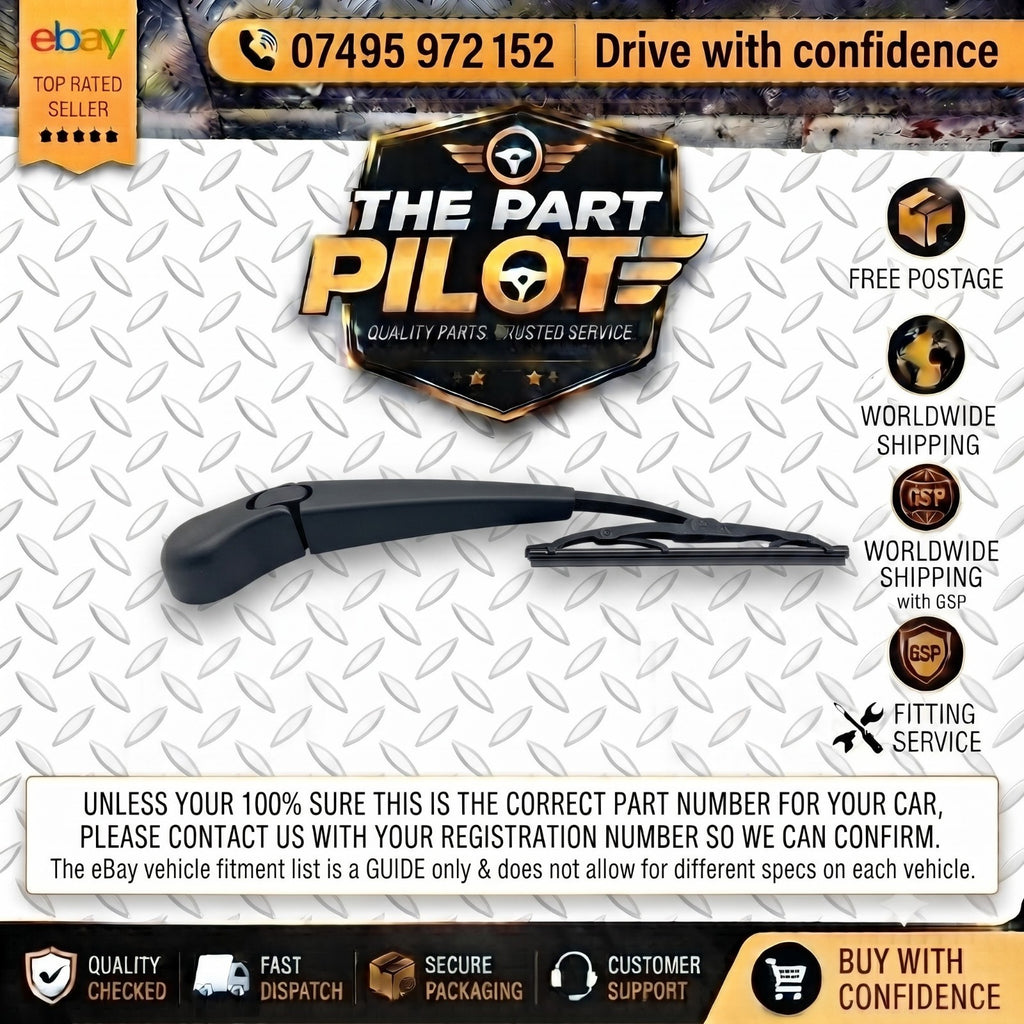 Honda CR-V 2007-2011 Rear Wiper Arm Blade 350mm 5 Door 76720-SWA-003