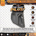 Audi A3 8PA Sportback 2004-2013 Rear Right Driver Side Door Card Black 8P4867306