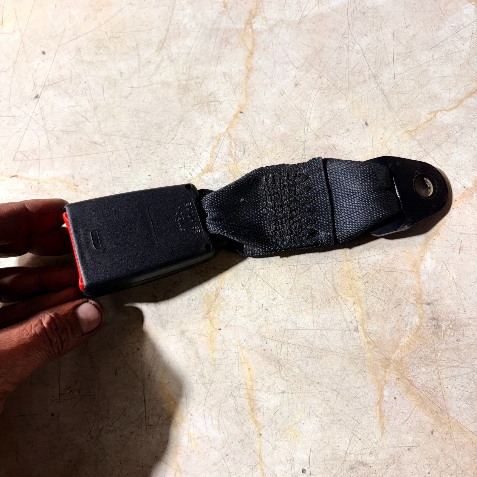 Peugeot 206 CC 2002-2008 Rear Seat Belt Buckle Stalk Left/Right Seatbelt Latch