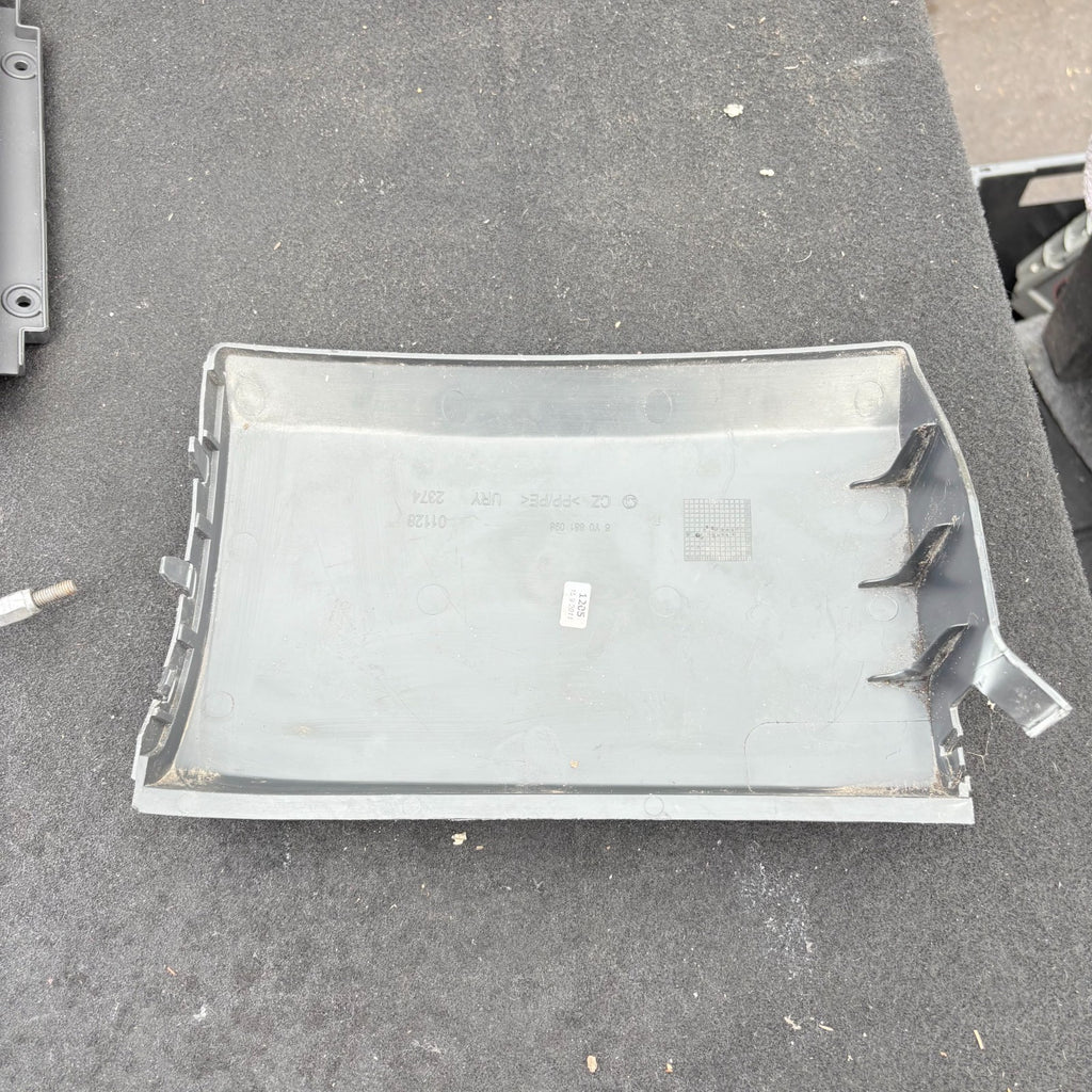 SKODA FABIA 6Y 5J 2000-2015 FRONT RIGHT UNDER SEAT STORAGE COVER GREY 6Y0881098